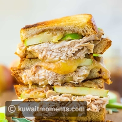 Savory Apple and Cheddar Grilled Cheese
