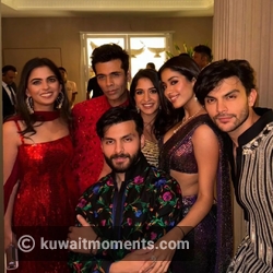 The Ambanis with some Bollywood celebrities