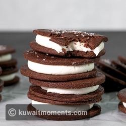 Chocolate Wafer Ice Cream Sandwiches